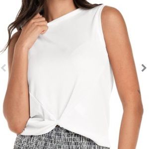 Lucky in Love Twist Front Tank